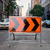 Work Zone Warning Boards