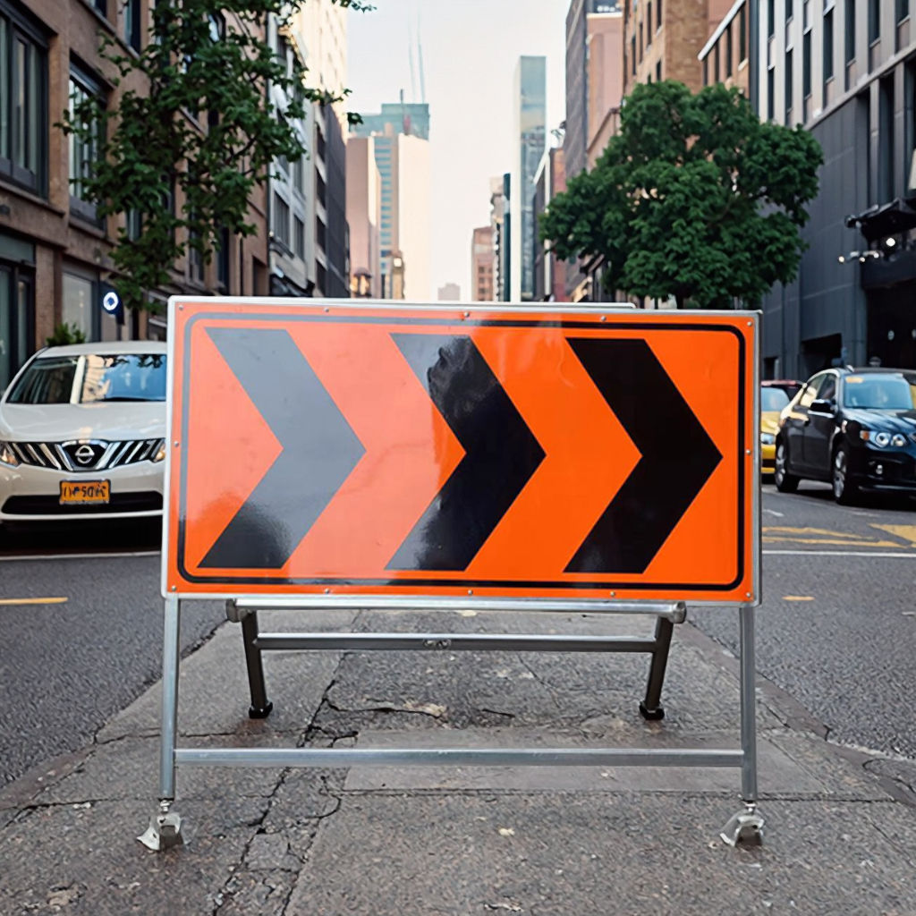 Work Zone Warning Boards