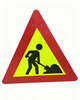 Work Zone Warning Boards