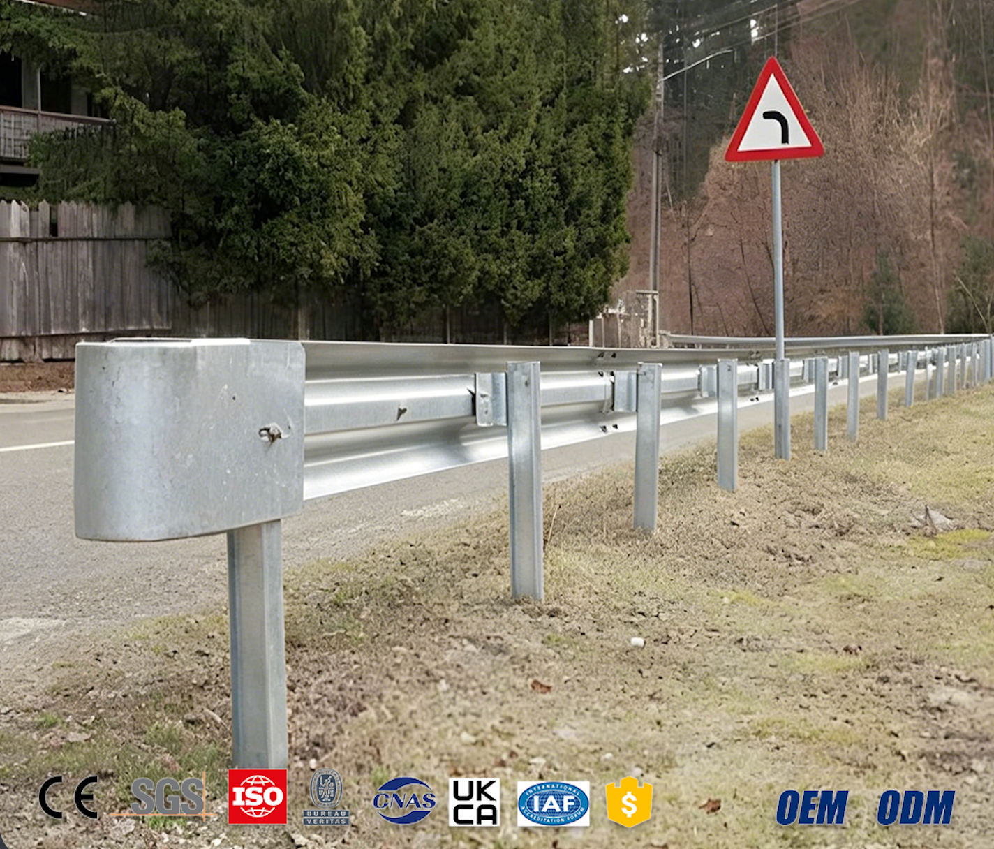 Thrie Beam Guardrail