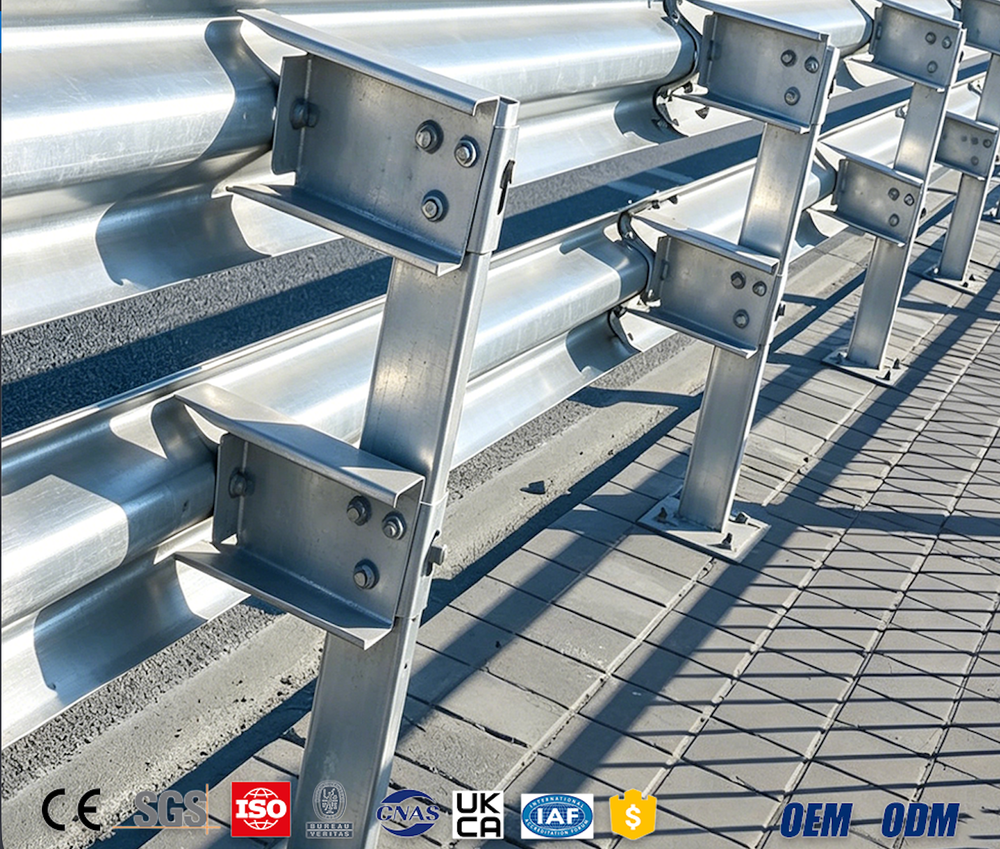 Thrie Beam Guardrail